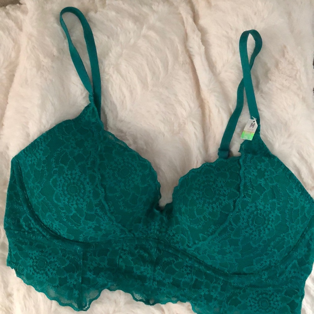 PINK Push-up Lace Bralette